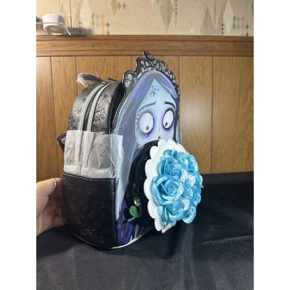 LOUNGEFLY The Corpse Bride Emily Bouquet Mini Backpack‎ - Picture 2 of 8